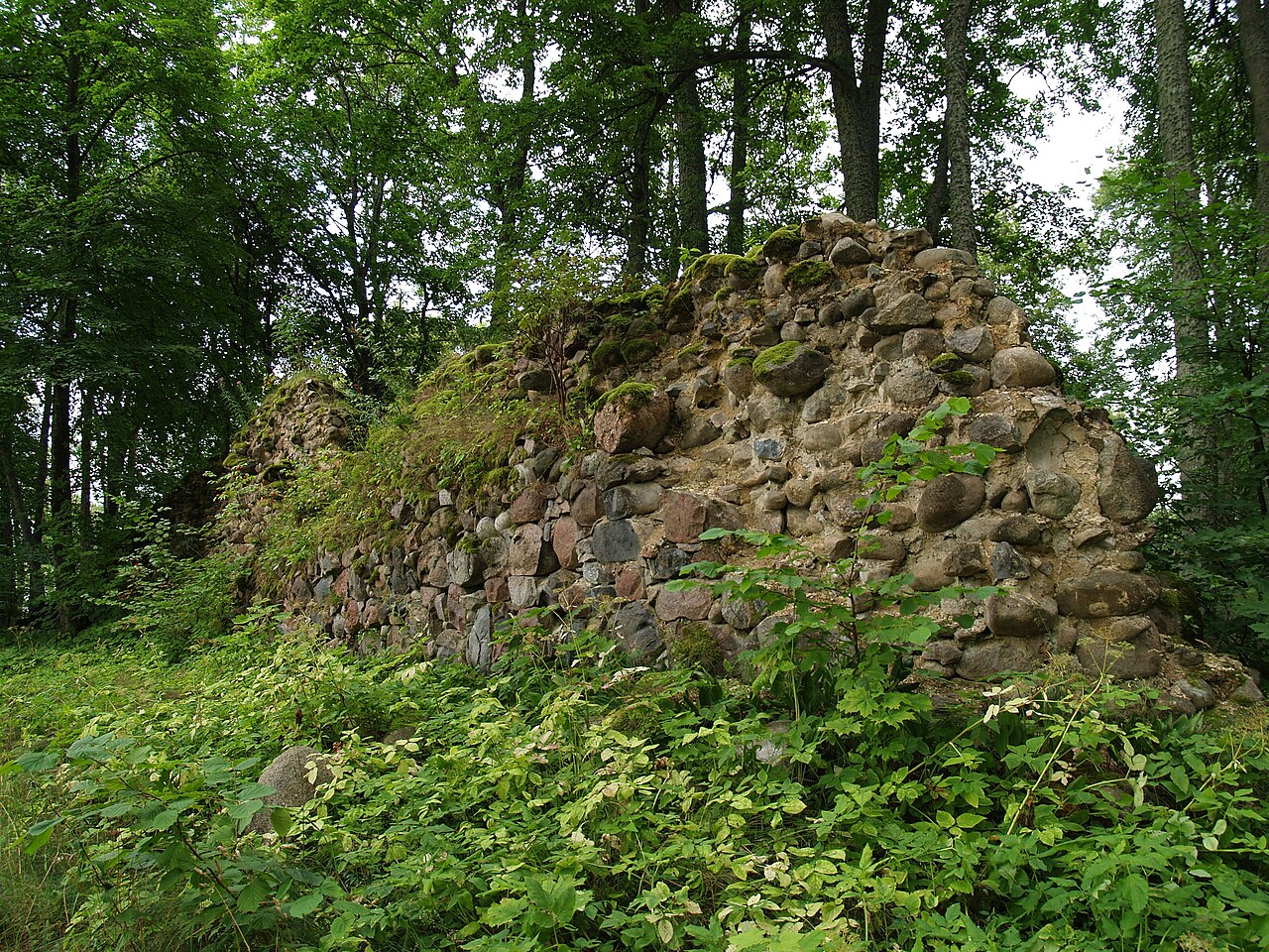 Burtnieki Castle in Letland