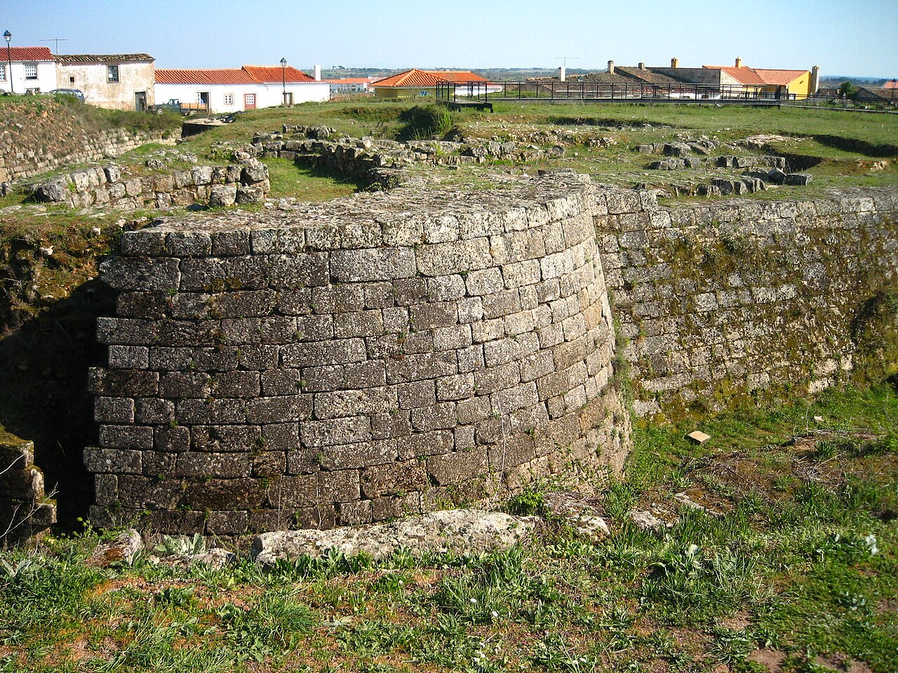 Castle of Almeida in Portugal