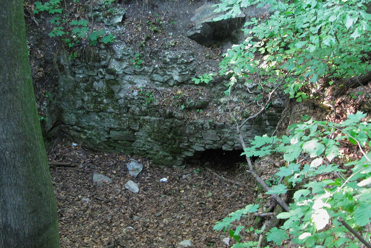 Pustý hrad (Sklené Teplice) in Slowakije