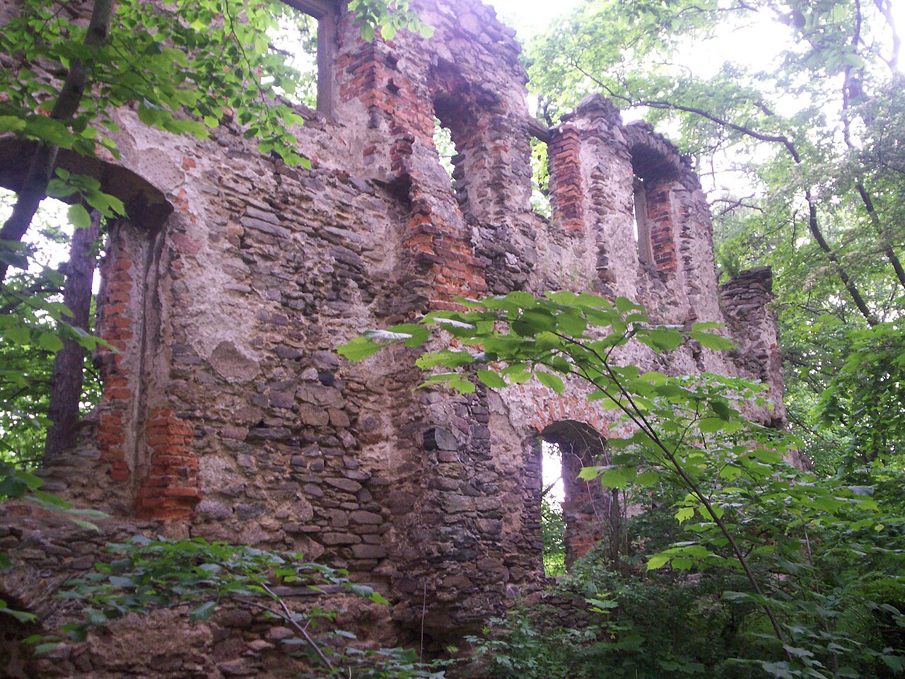 Rybnica Castle in Poland