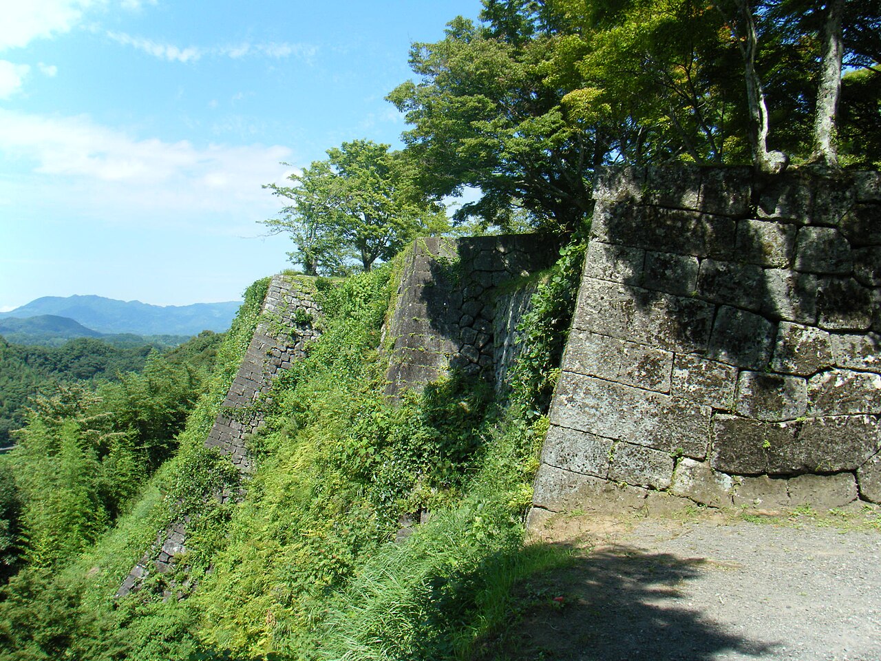 Oka Castle in Japan