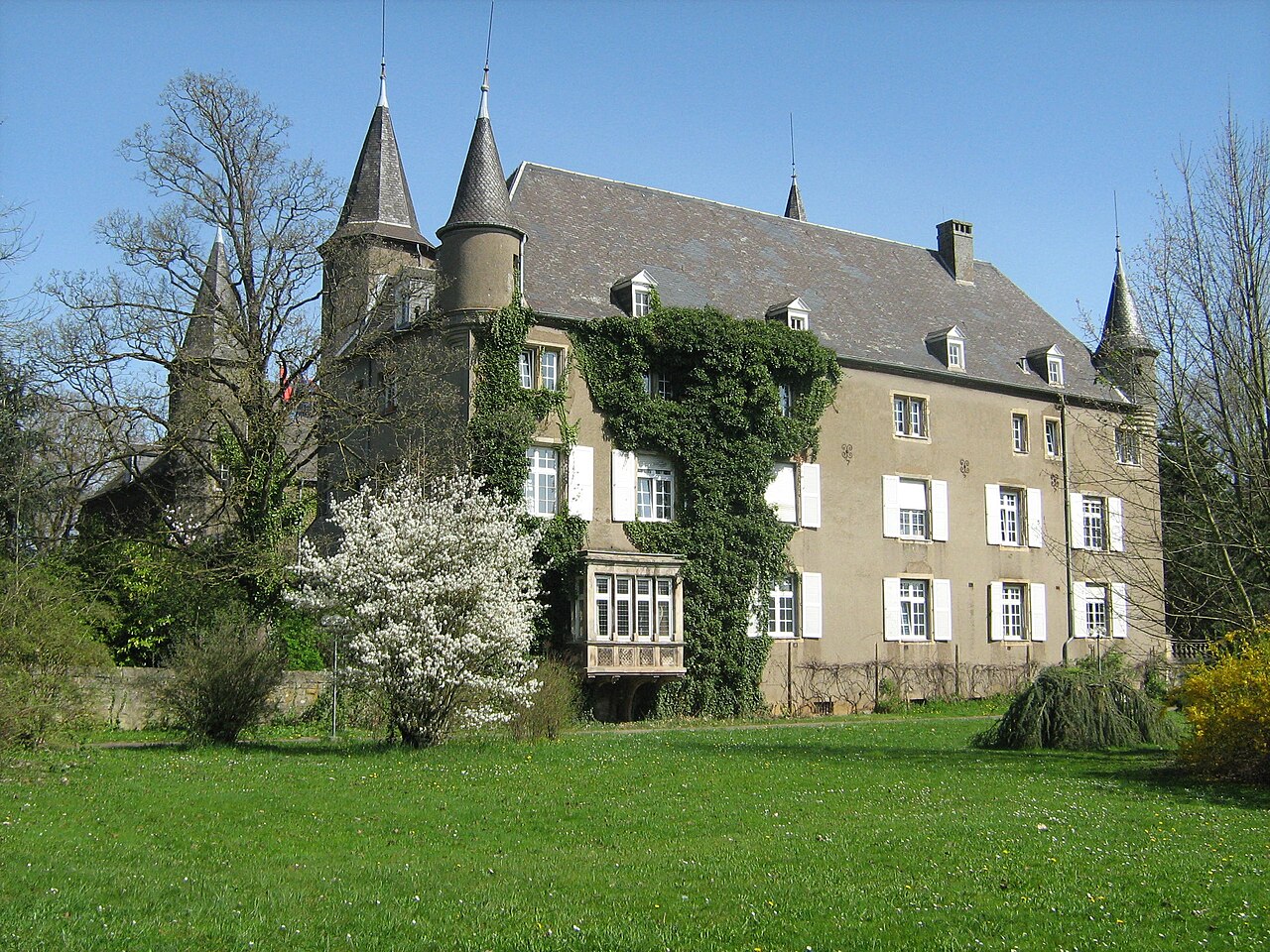 Differdange Castle in Luxembourg