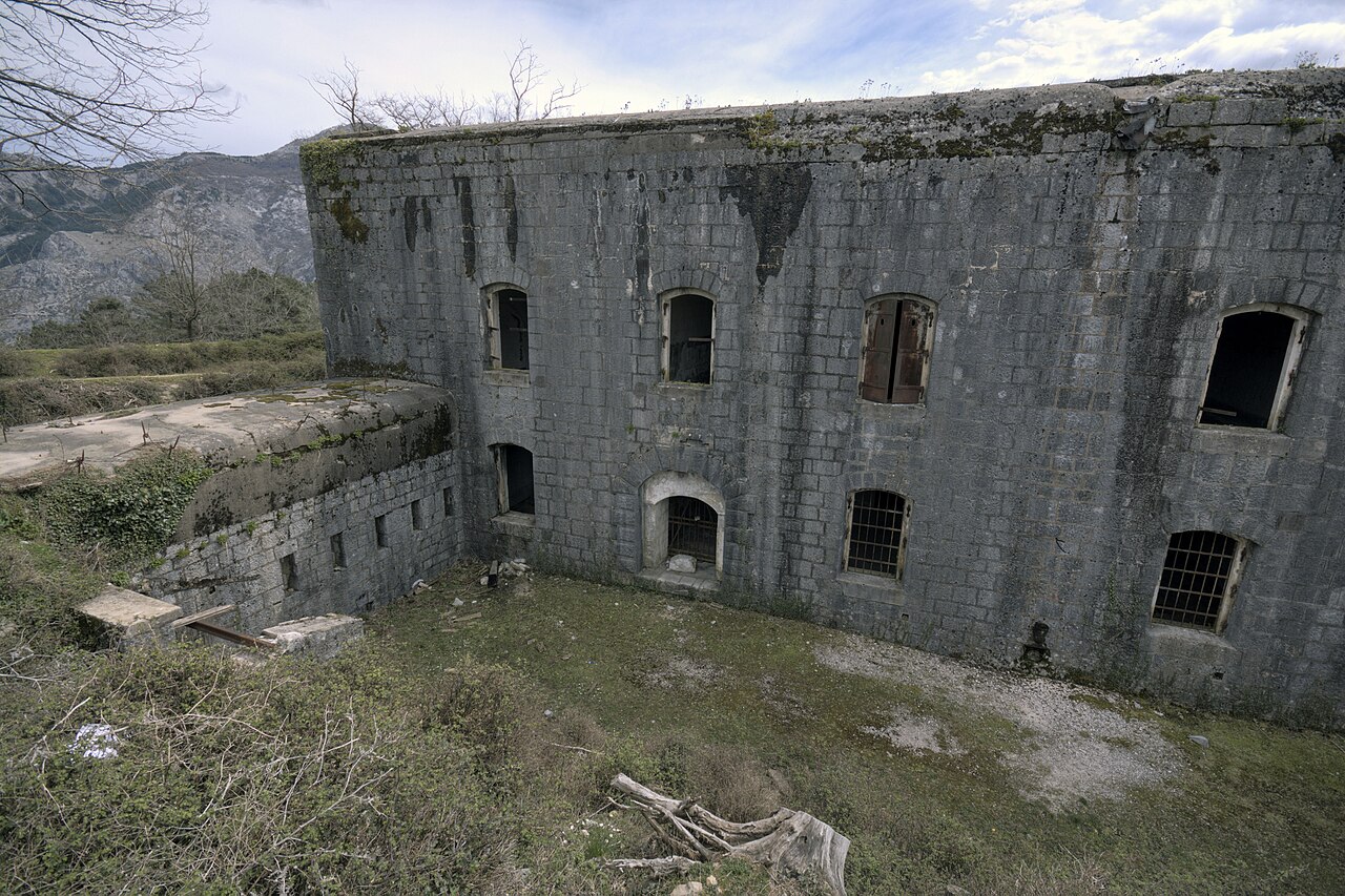 Vrmac Fortress en Montenegro