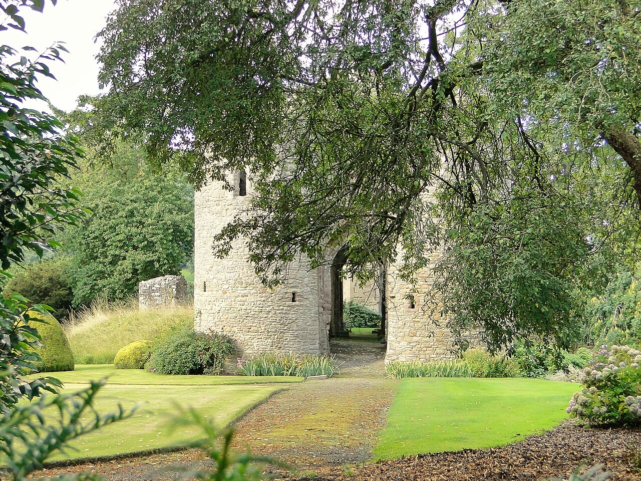 Brampton Bryan Castle in England
