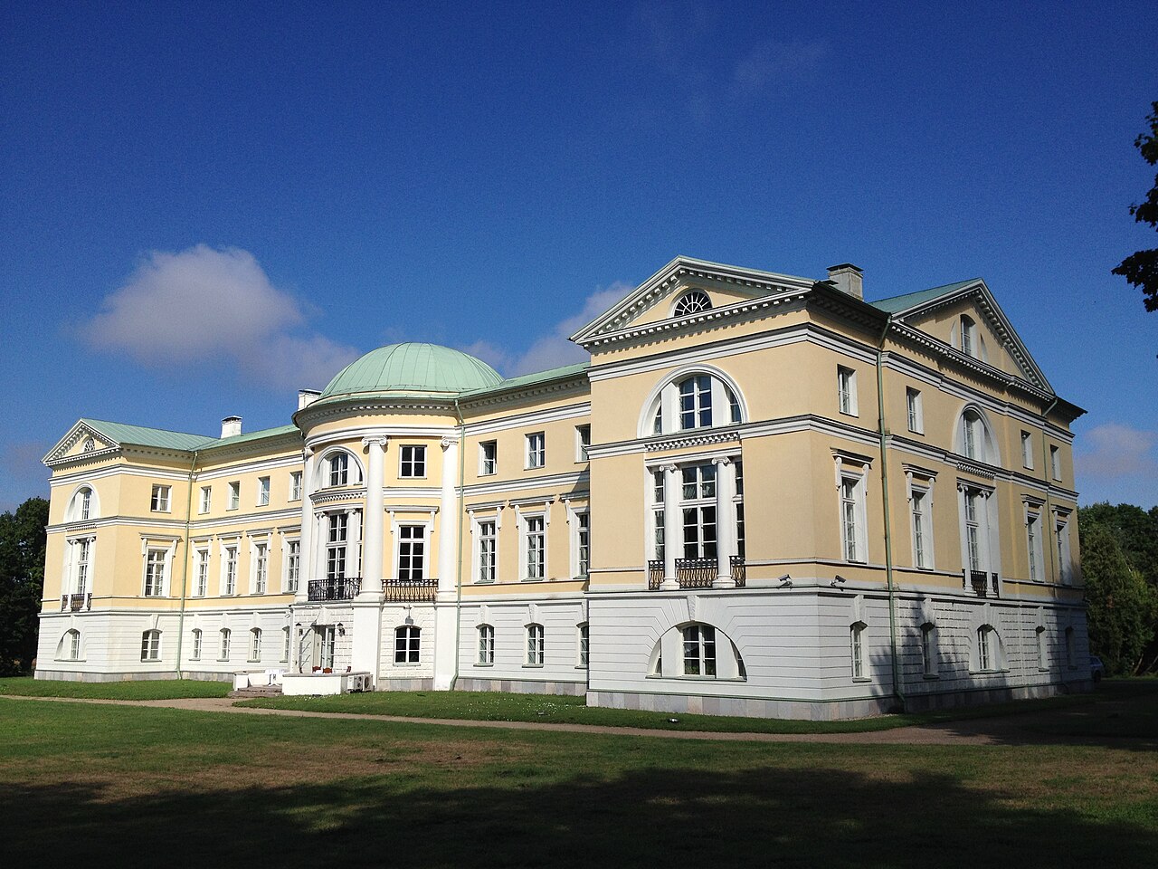 Mežotne Palace in Latvia
