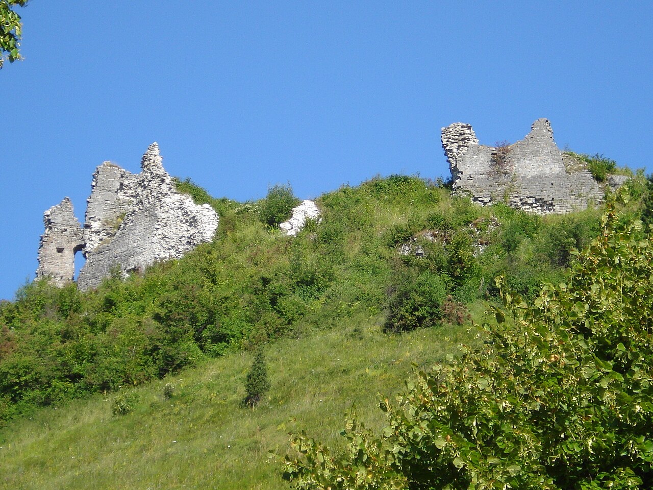 Tržan Castle in Modruš w Chorwacji