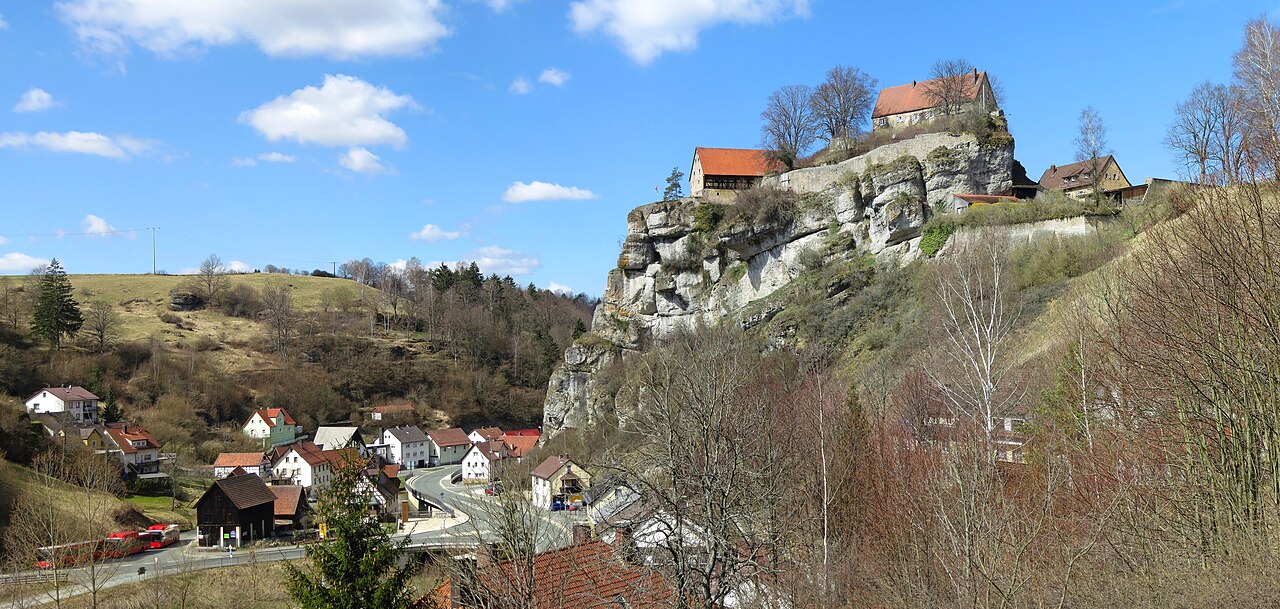 Pottenstein Castle in Germany