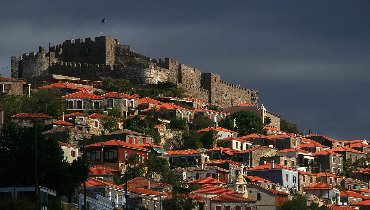 Mithymna Castle in Greece
