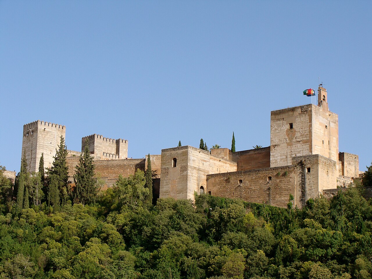 Muralla de la Alcazaba in Spain