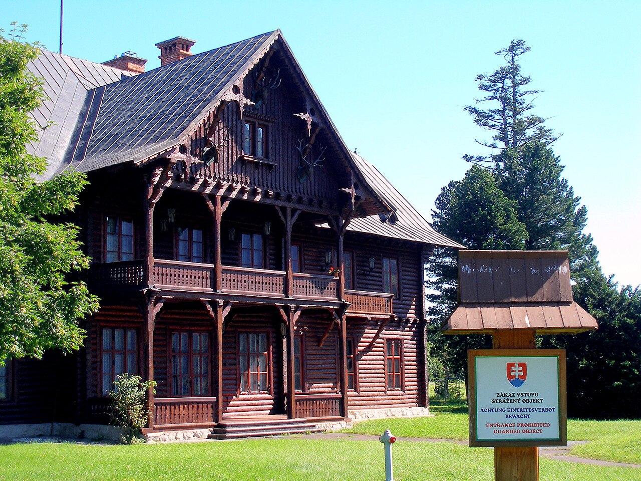 Jagdschloss Hohenlohe in der Slowakei