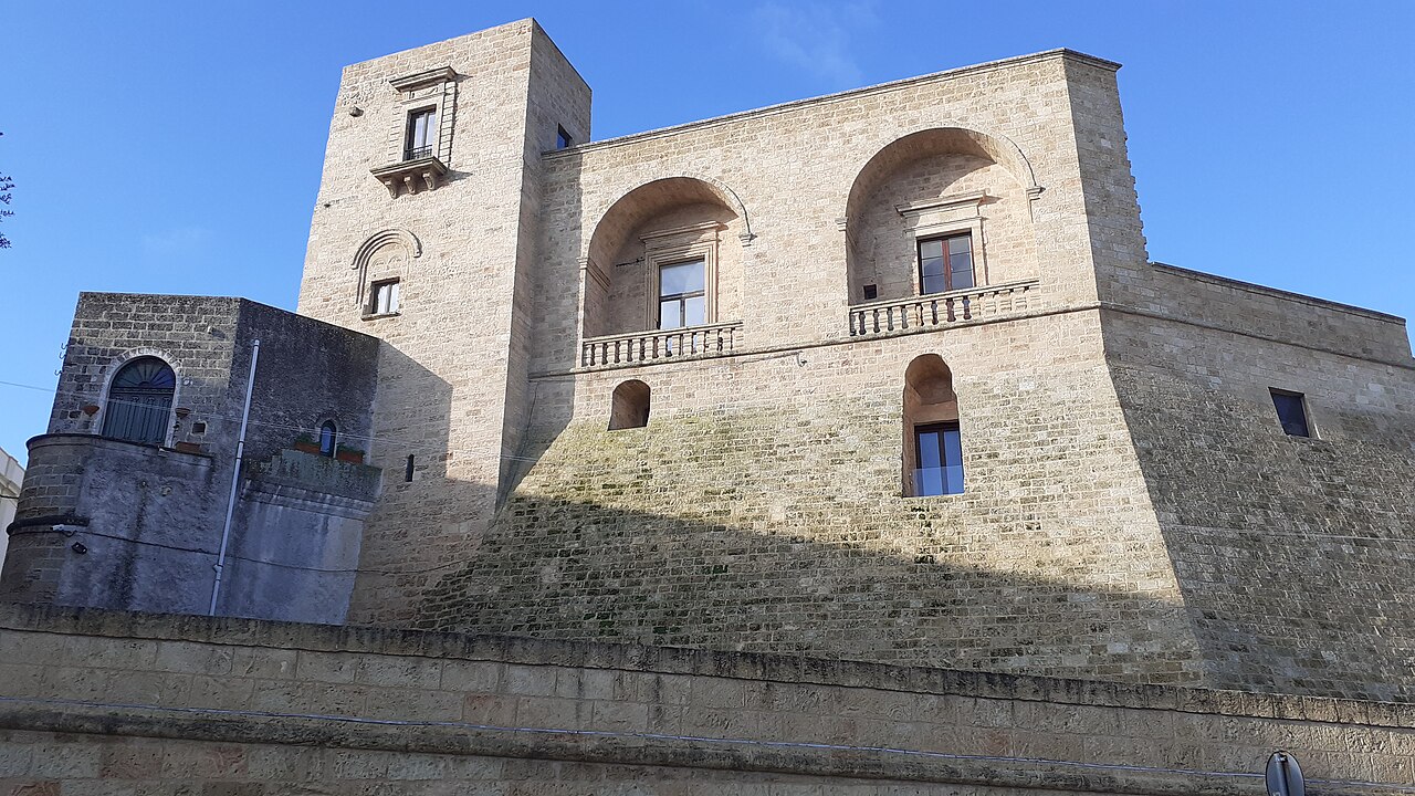 Castillo de Ugento en Italia
