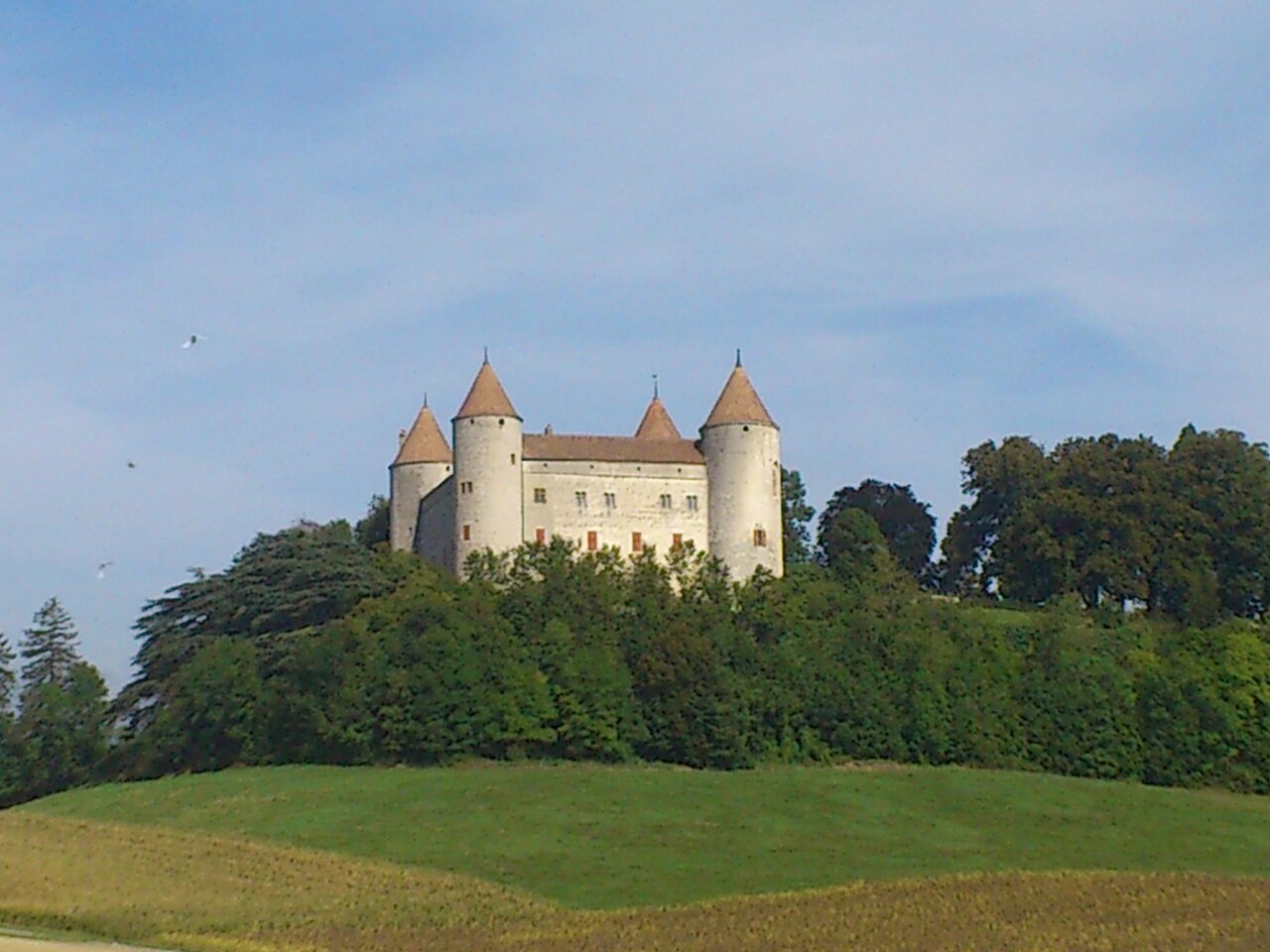 Champvent Castle in Switzerland