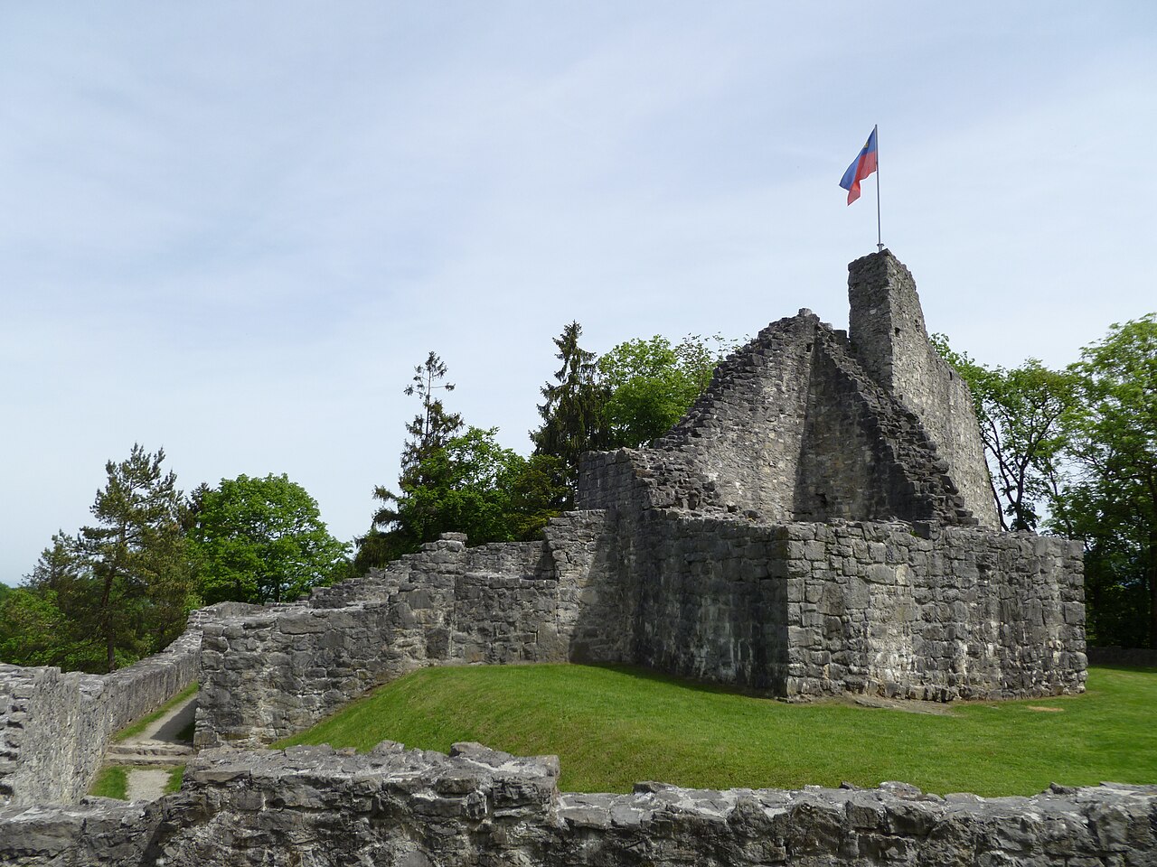 Obere Burg in Liechtenstein