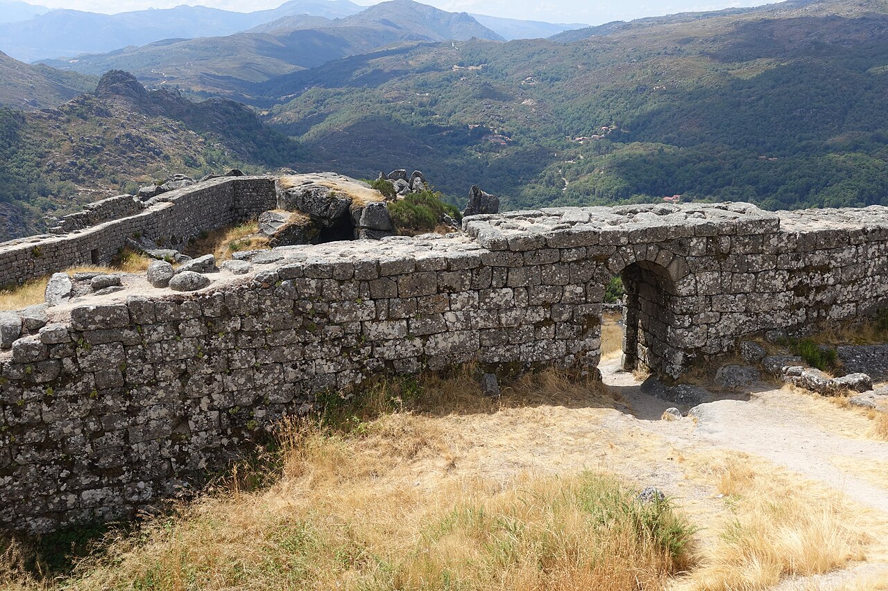 Castle of Castro Laboreiro in Portugal