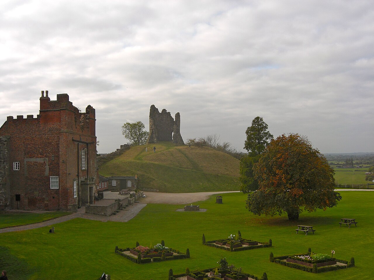 Tutbury Castle en Inglaterra