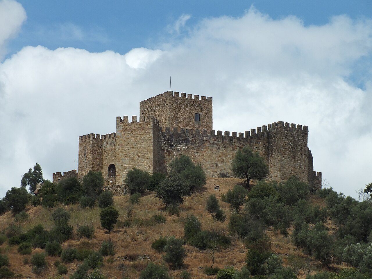 Castle of Belver in Portugal