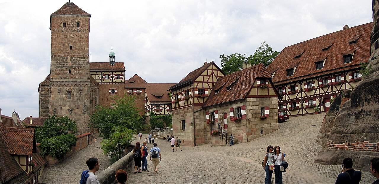 Nuremberg Castle in Germany