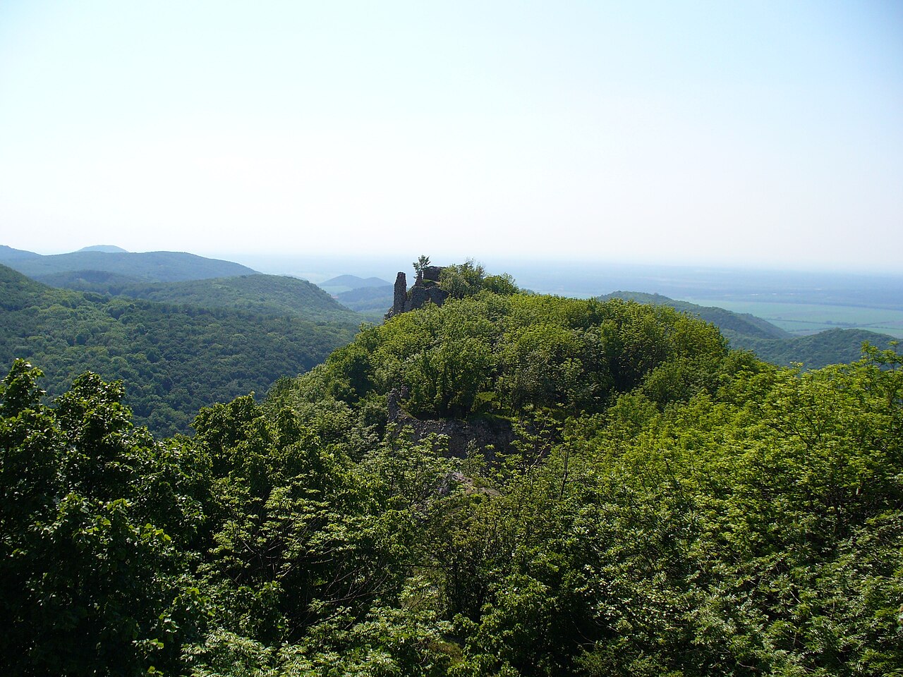 Burg Scharfenstein (Slowakei) in der Slowakei