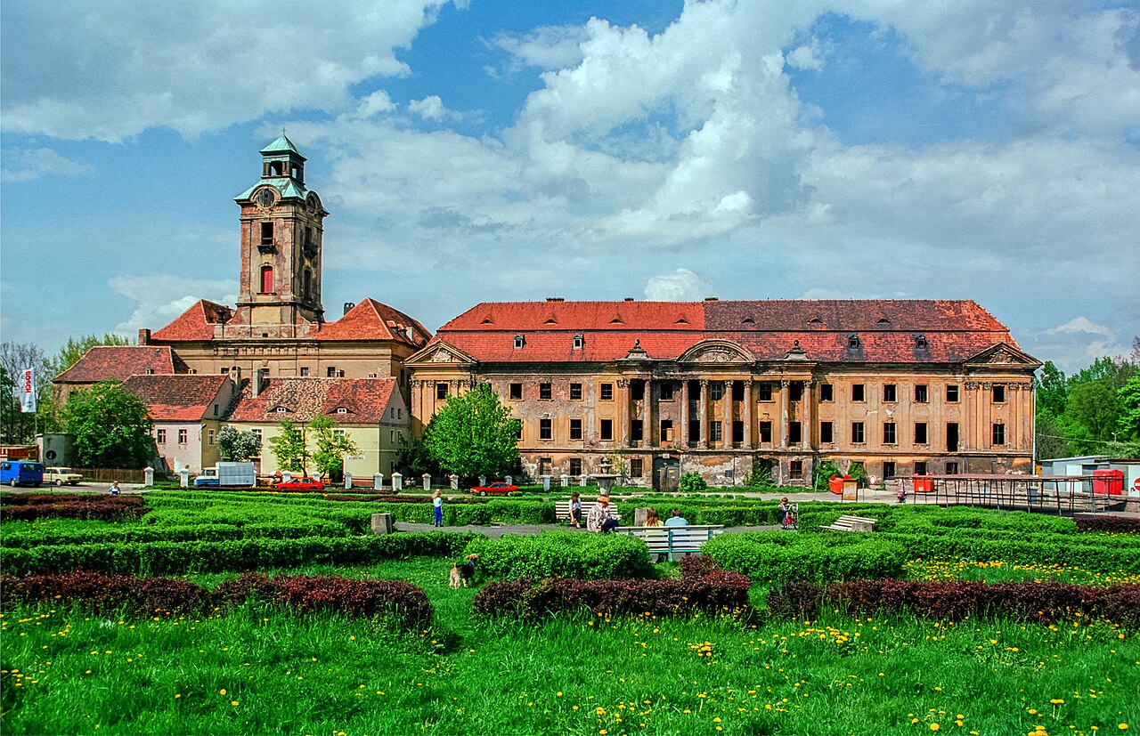 Castle and palace complex in Żary in Poland