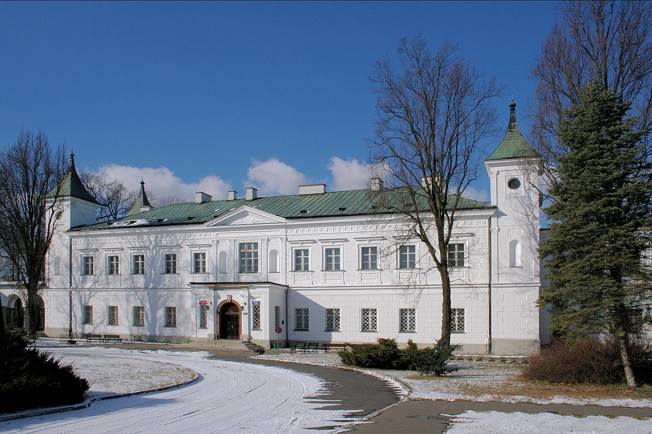 Palace and park ensemble in Falenty in Poland