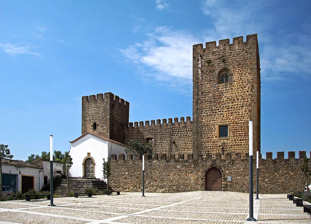 Castle of Amieira do Tejo in Portugal