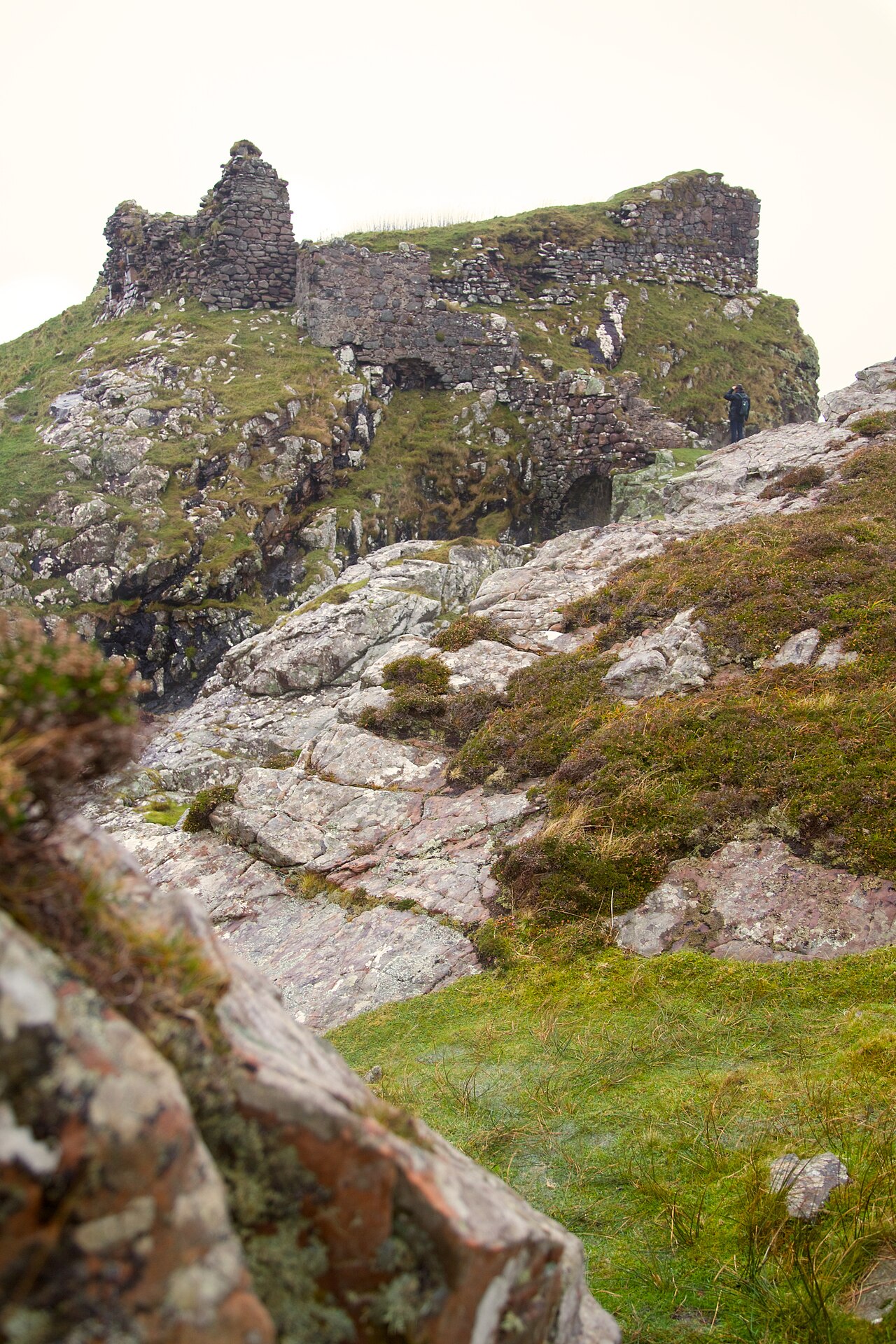 Dunscaith Castle in Scotland