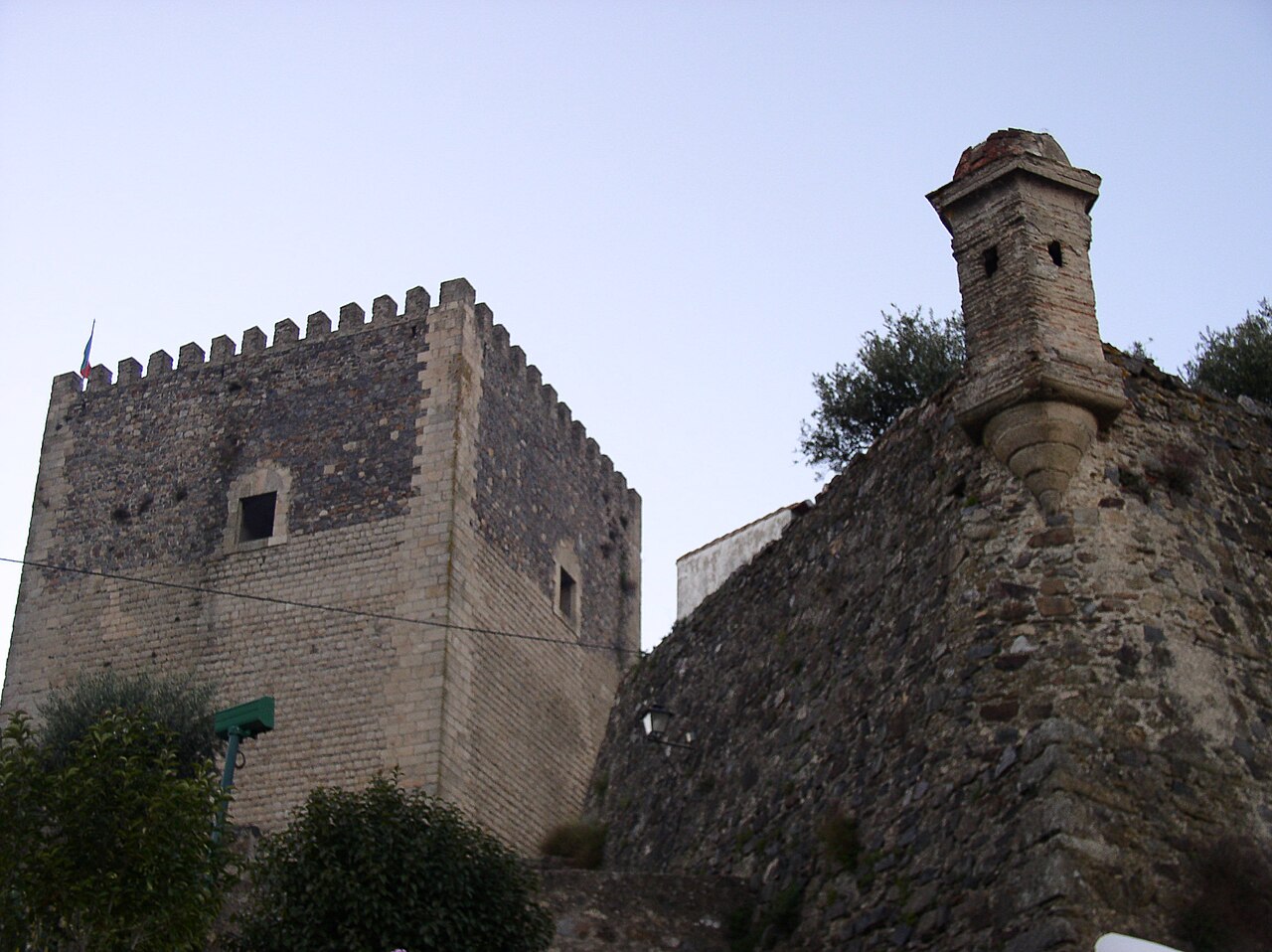 Castle of Castelo de Vide in Portugal