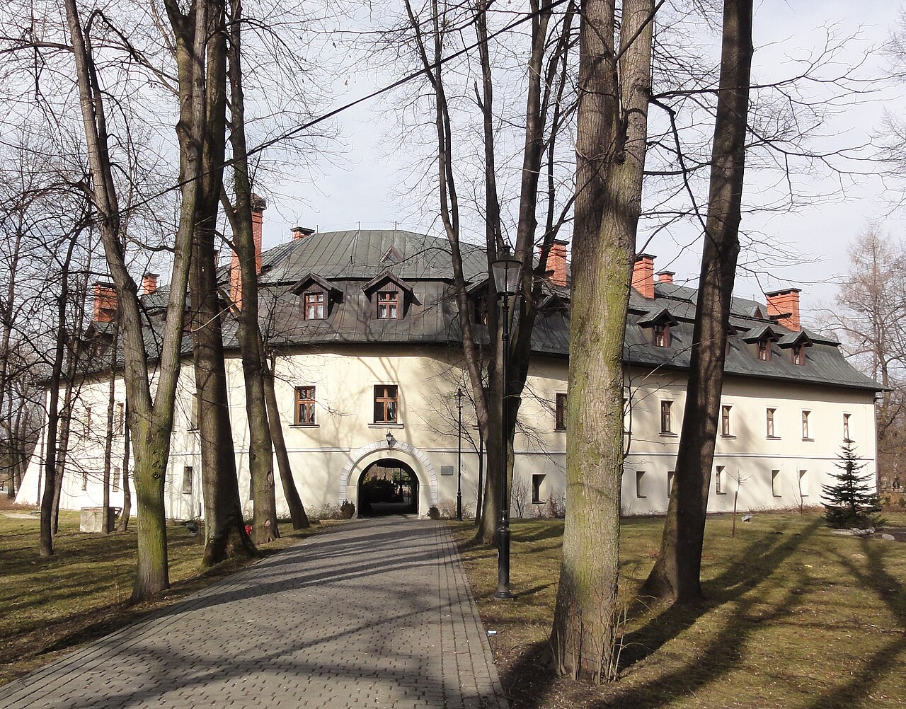 Castle in Kończyce Małe in Poland