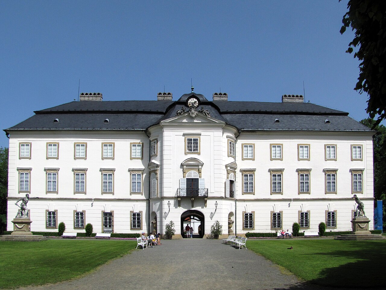 Vizovice Castle in the Czech Republic