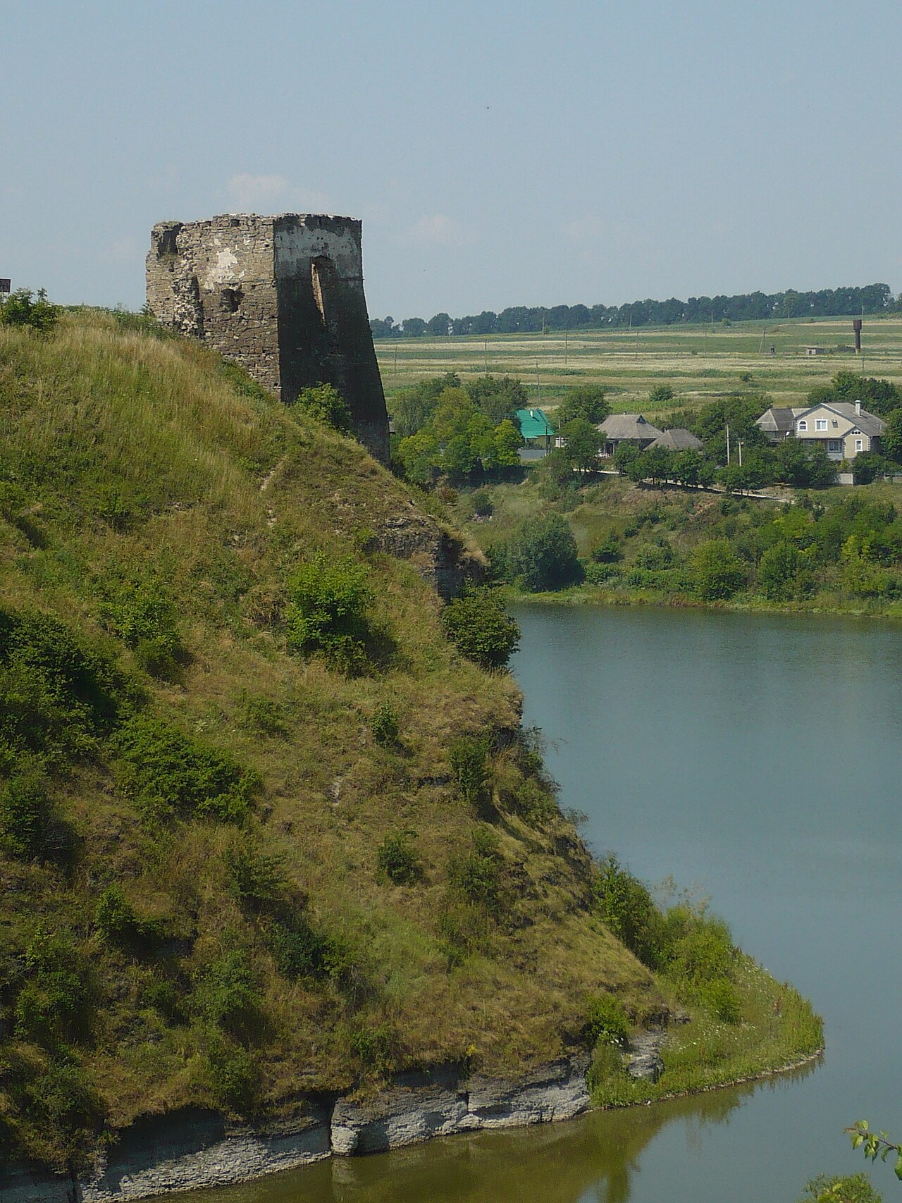 Zamek w Żwańcu na Ukrainie