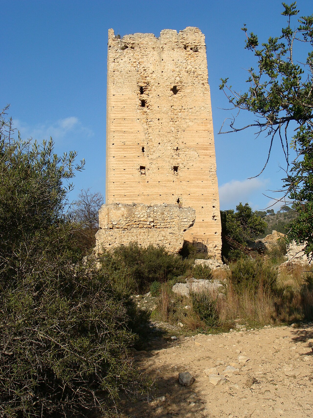 Castell d'Alèdua in Spanien
