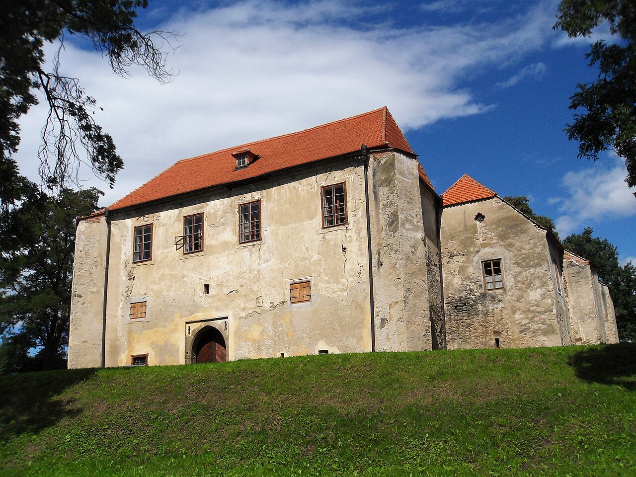 Cuknštejn Fortress in the Czech Republic