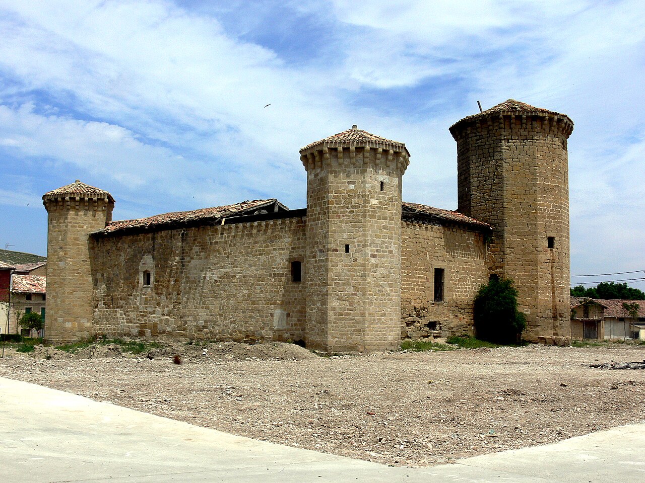 Castle of Leiva in Spain