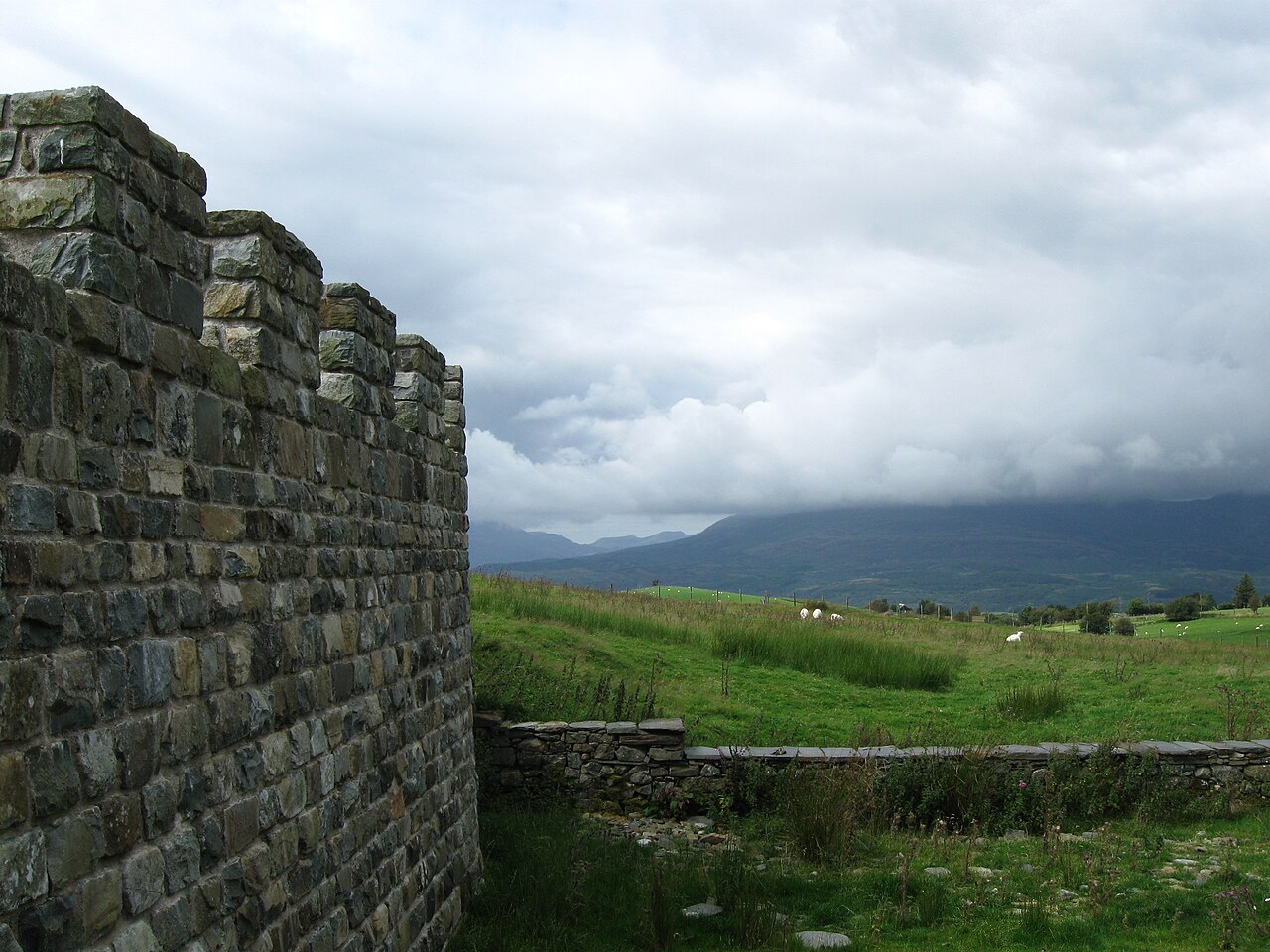Tomen y Mur in Wales