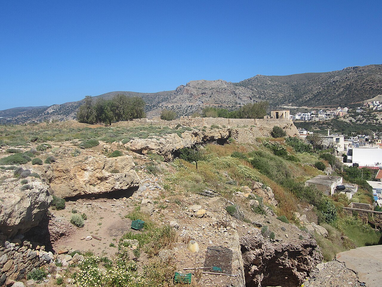 Castle of Paleochora in Greece