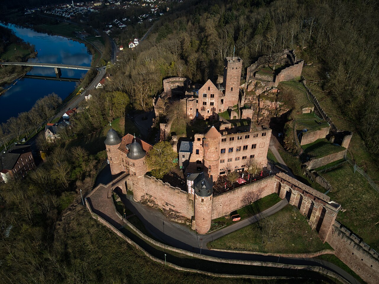 Burg Wertheim in Germany
