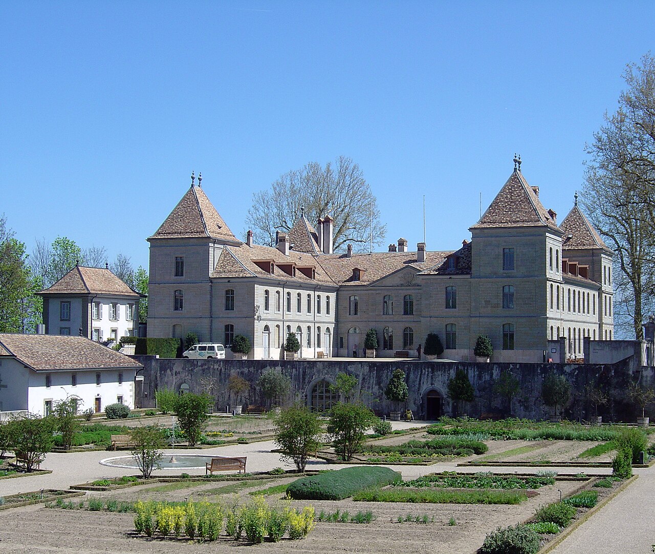Prangins Castle in Switzerland