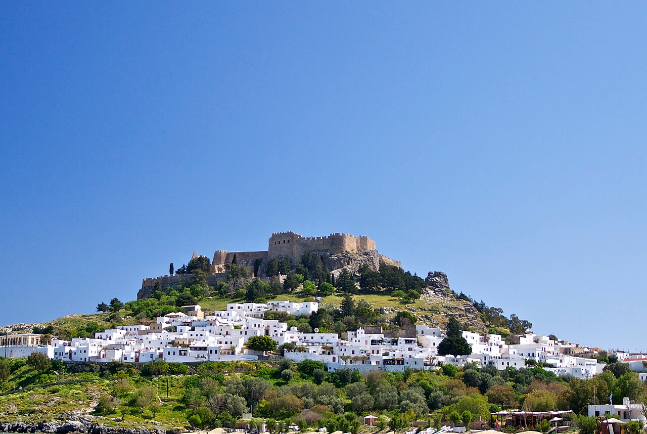Acropolis of Lindos en Grecia