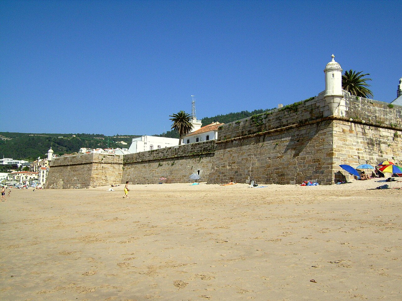 Fortress of Saint James of Sesimbra w Portugalii