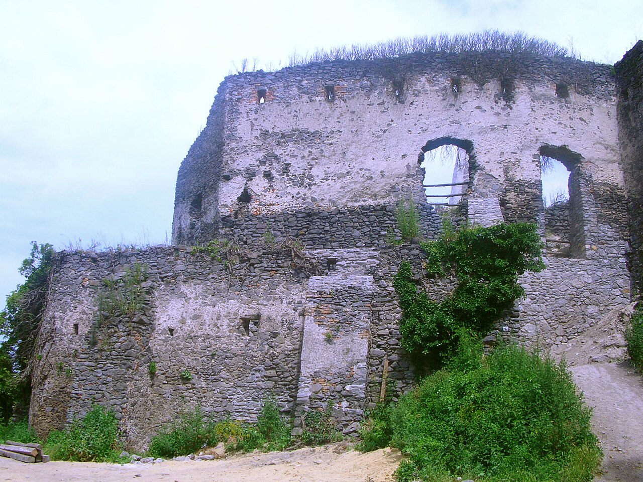 Castle of Somló in Hungary