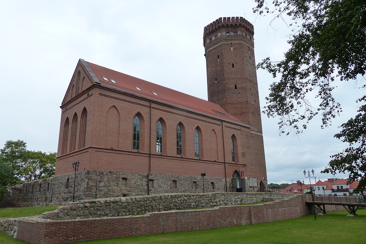 Człuchów Castle in Poland