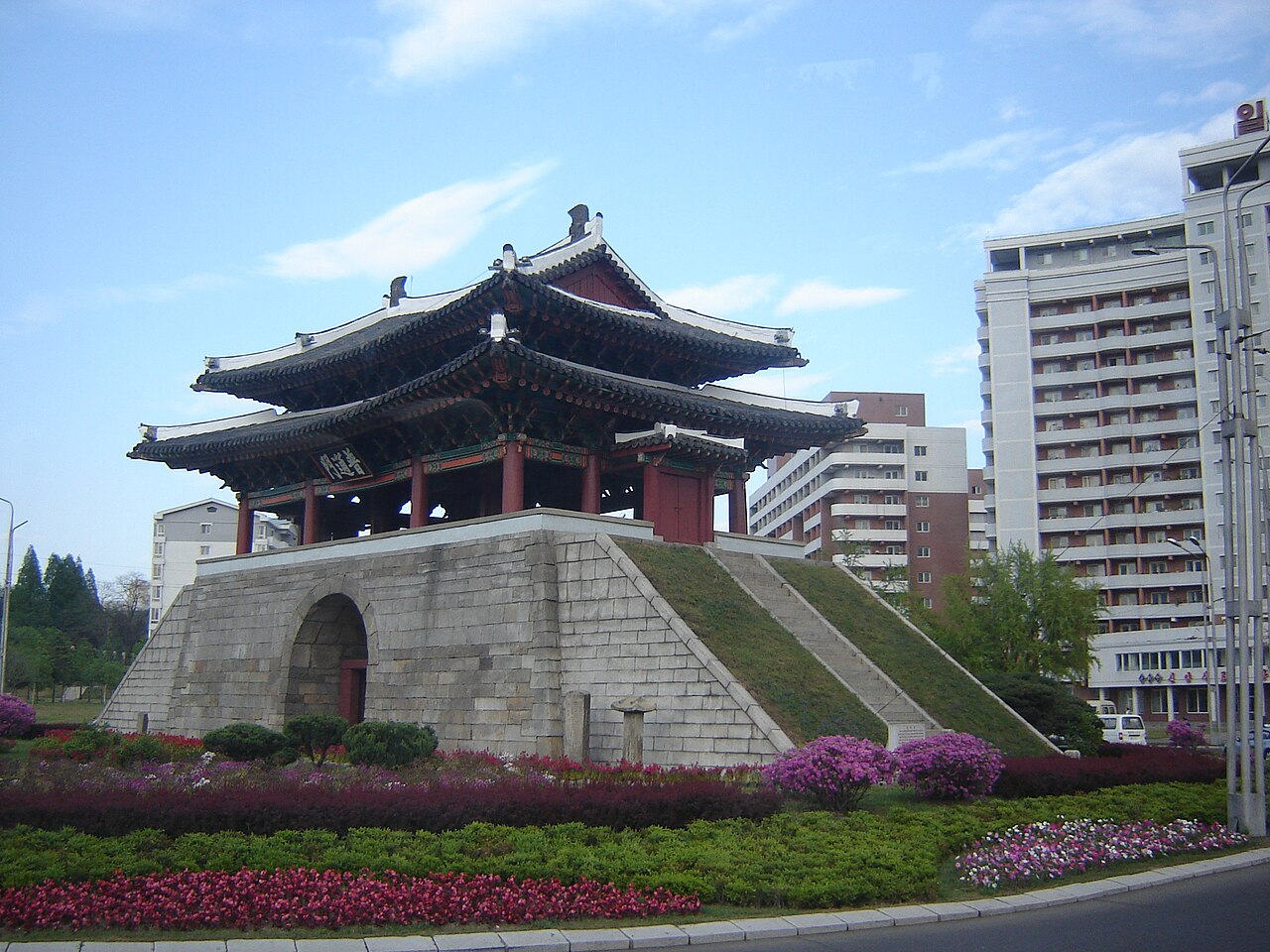 Pyongyang Castle in North Korea