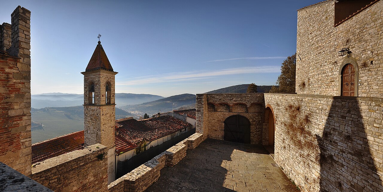 Castillo de Nipozzano en Italia
