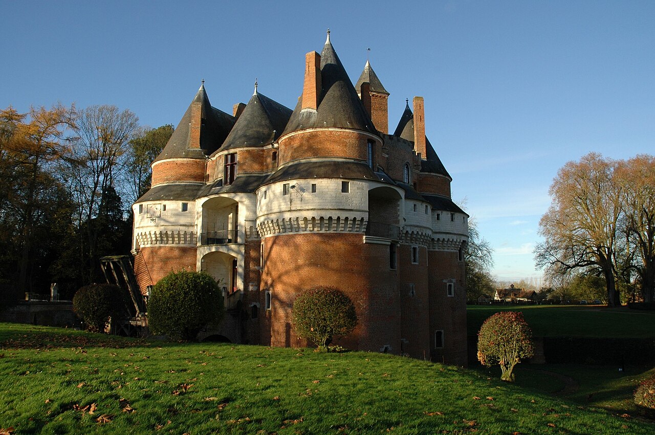 Burg Rambures in Frankreich