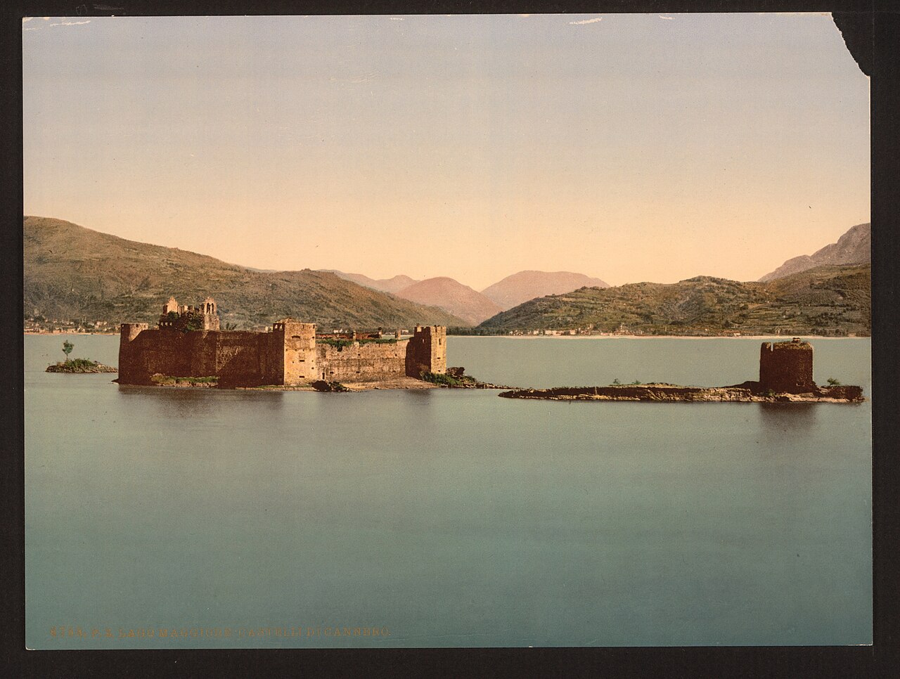 Castelli di Cannero in Italy
