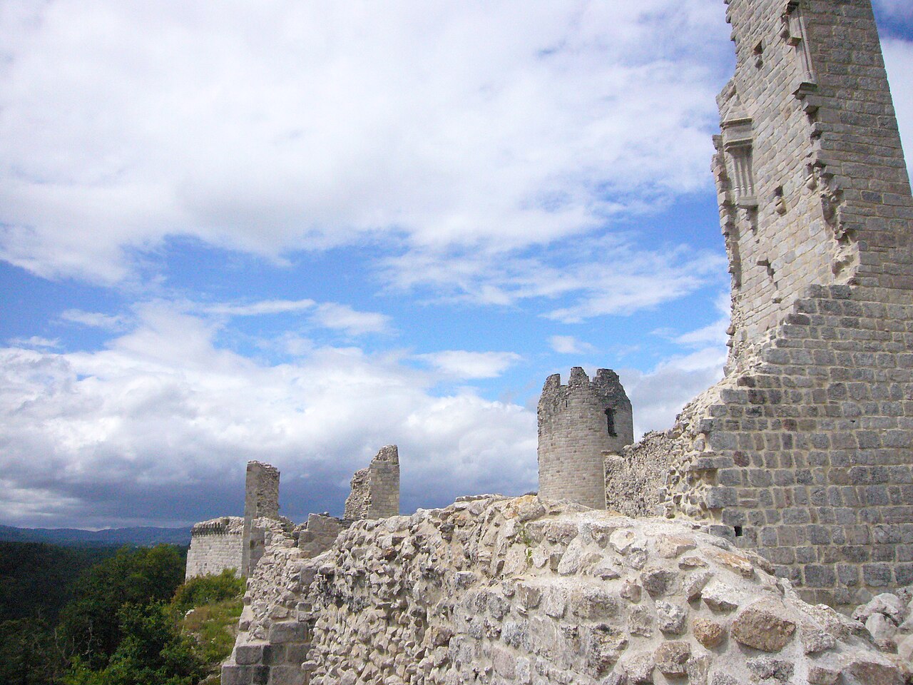 Château de Ventadour en Francia