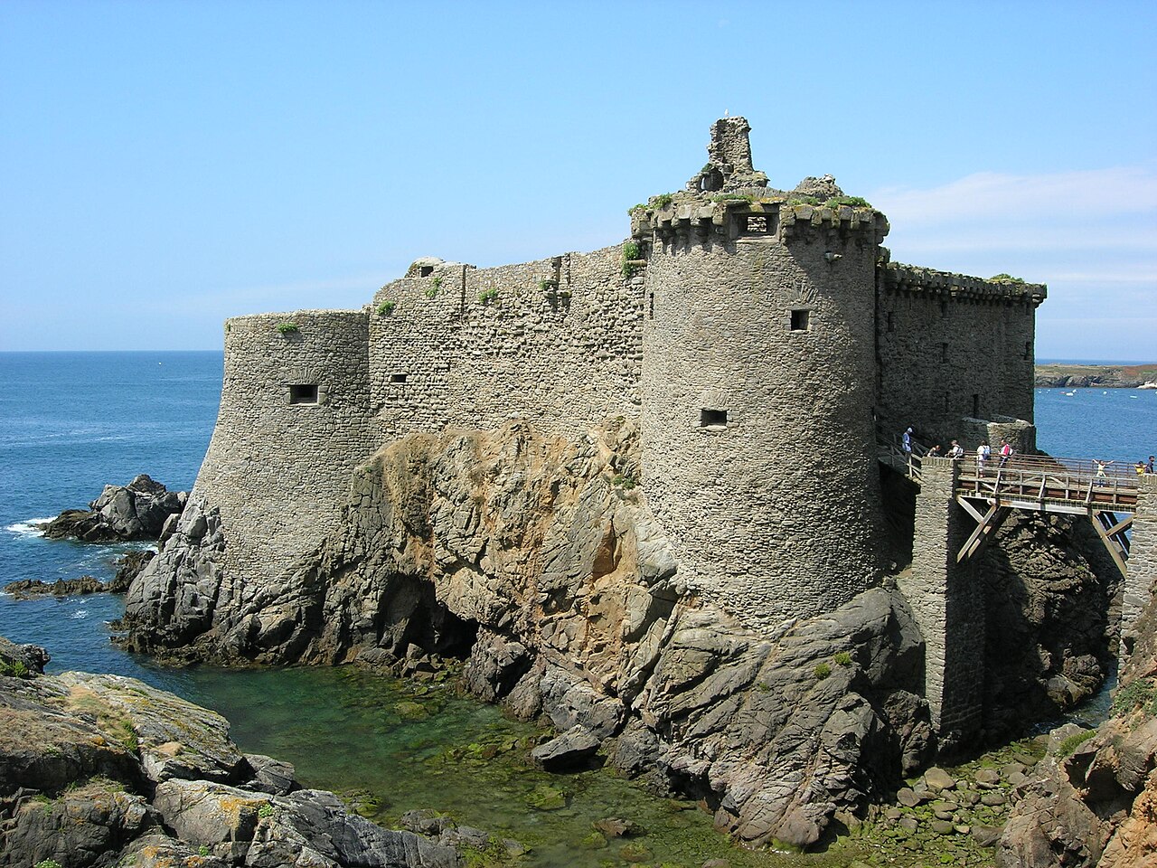 El viejo castillo en Francia