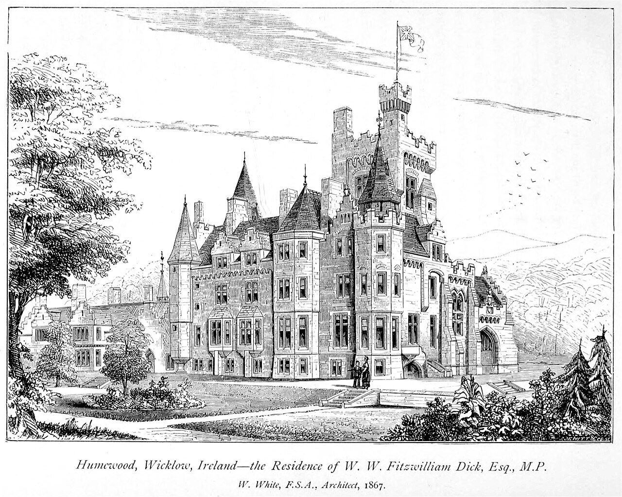 Humewood Castle w Irlandii