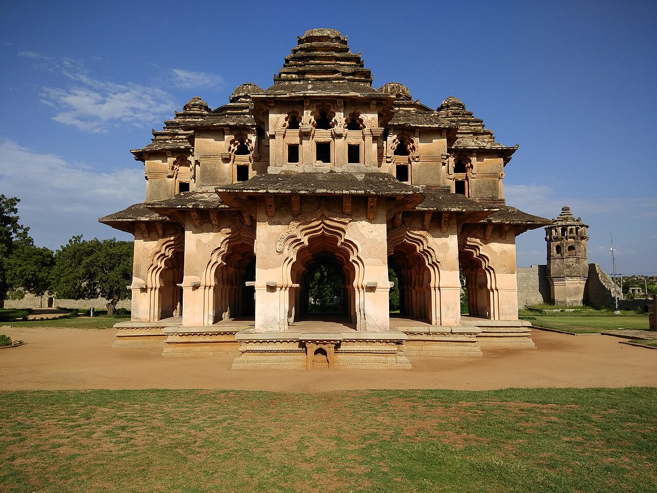 Lotus Mahal Pavilion en la India