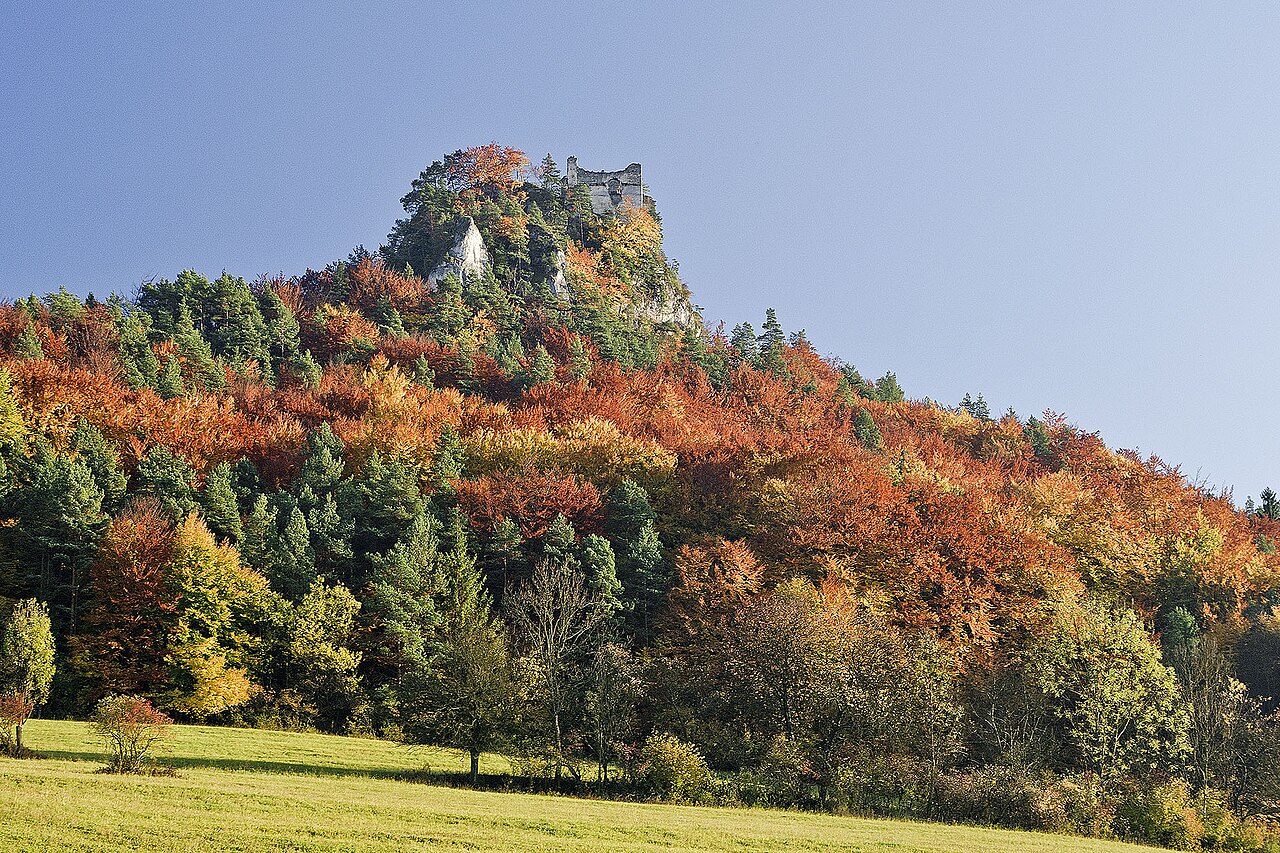 Burg Hričov in der Slowakei